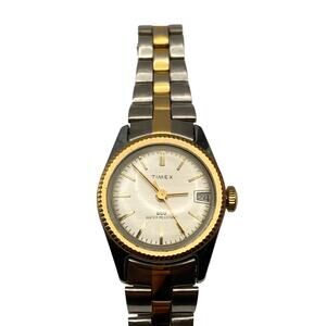 VTG Timex Womens Mechanical Wind Up Watch 25mm Wrist Size 5.5 - Runs Great - WR